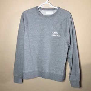Everlane 100% human oversized sweatshirt